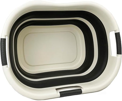 SAMMART 40L Collapsible Plastic Laundry Basket by SAMMART