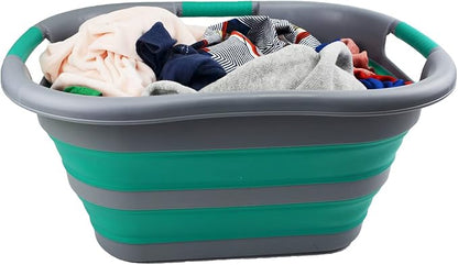SAMMART 30L Collapsible Plastic Laundry Basket - Image 5