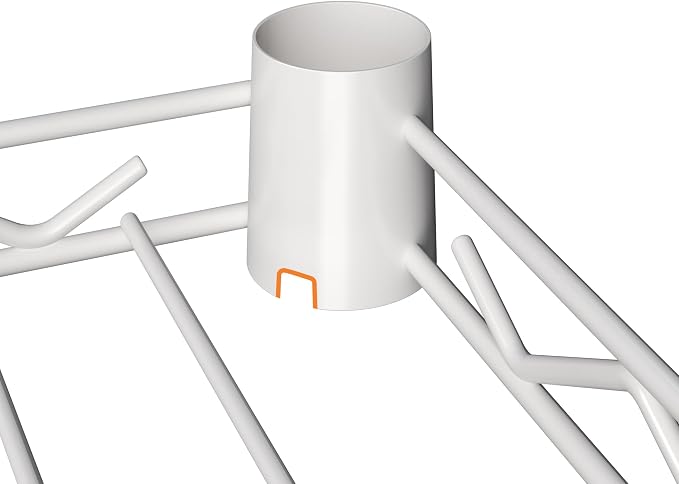 HOMEFORT 5-Shelving Unit, Adjustable Wire Shelving, Metal Wire Shelf Rack - Image 9