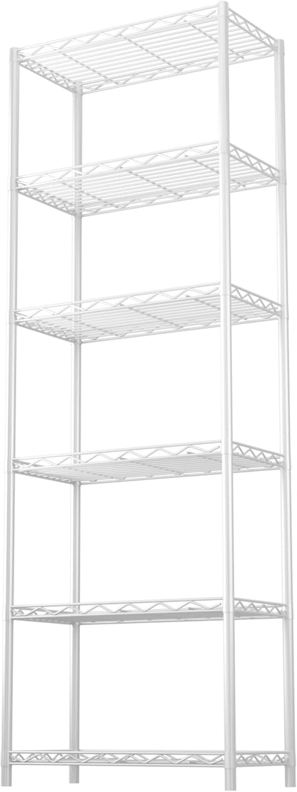 HOMEFORT 6-Tier Wire Shelving, 6 Shelves Unit Metal Storage Rack, Durable - Image 9