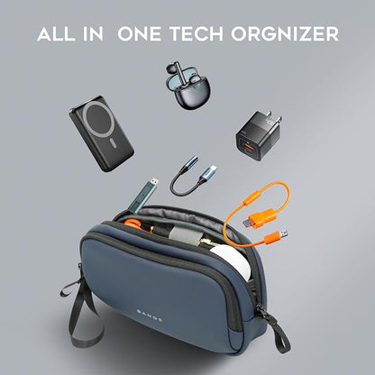 BANGE Cable Organizer Pouch， Travel Water Resistant Tech Accessories Bag Carry - Image 5