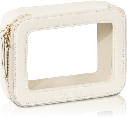 Prite Clear Makeup Bag Cosmetic Organizer Case Waterproof Travel Toiletry Bag by Prite