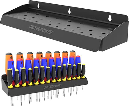 UNITEDPOWER Screwdriver Holder, Wall Mount Storage Rack Organizer by UNITEDTOOLSUNITEDPOWER