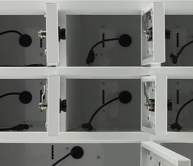 10 Slots Cell Phone Locker Charging Station & Locker Cellphone Charging Station - Image 6