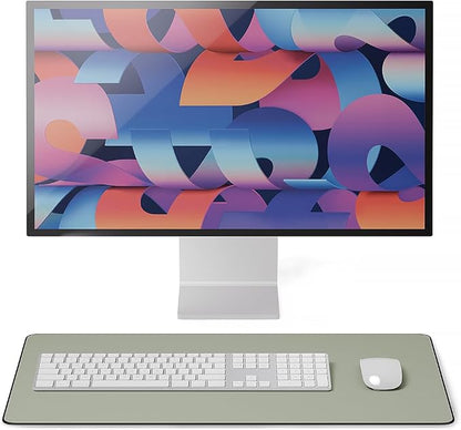 Jotsome Leather Desk Pad Mat, Non-Slip Desk Blotter Pad - Image 3