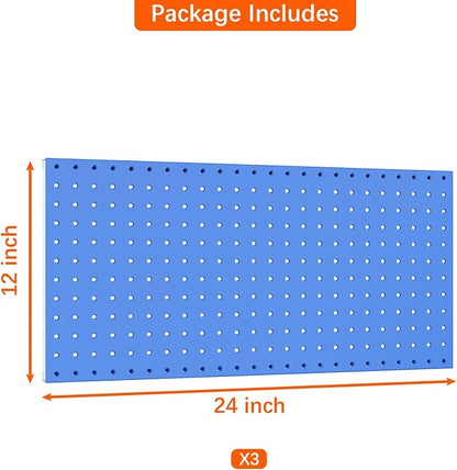 TORACK 3 PCS Metal Pegboard Panels - Image 4