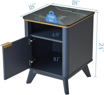 QUW Fluted Nightstands Set of 2 - Image 3