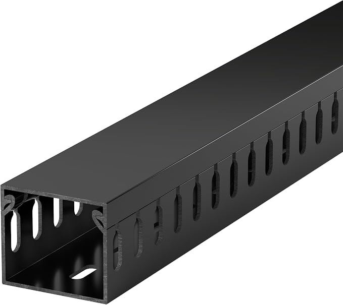 63in Professional Server Rack Cable Management Raceway, H1.4 x W1.6in Cable - Image 7