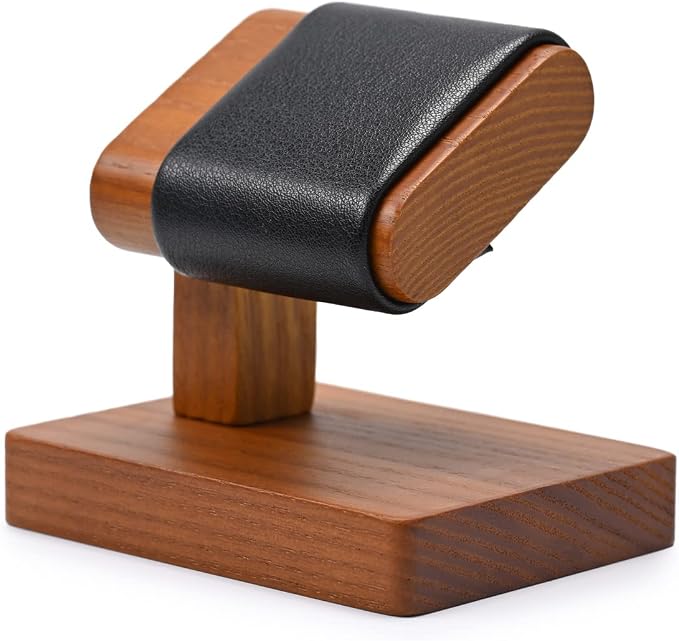 Oirlv Solid Wood Single Watch Display Stand Showcase Bracelet Bangle Jewelry - Image 7