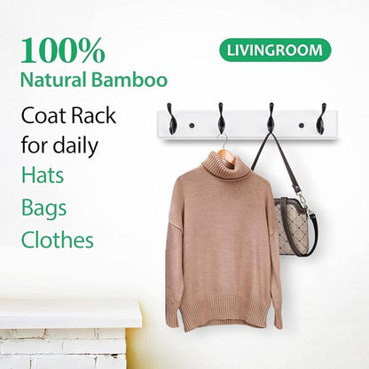 Wooden Coat Rack, Wall-Mounted Organizer - Image 7