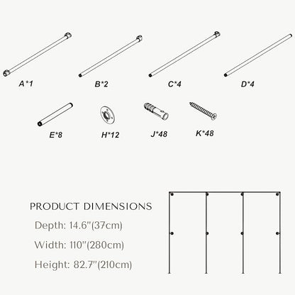 Industrial Pipe Clothing Rack, Heavy Duty Wall Mounted Clothes Rack, Retail - Image 6