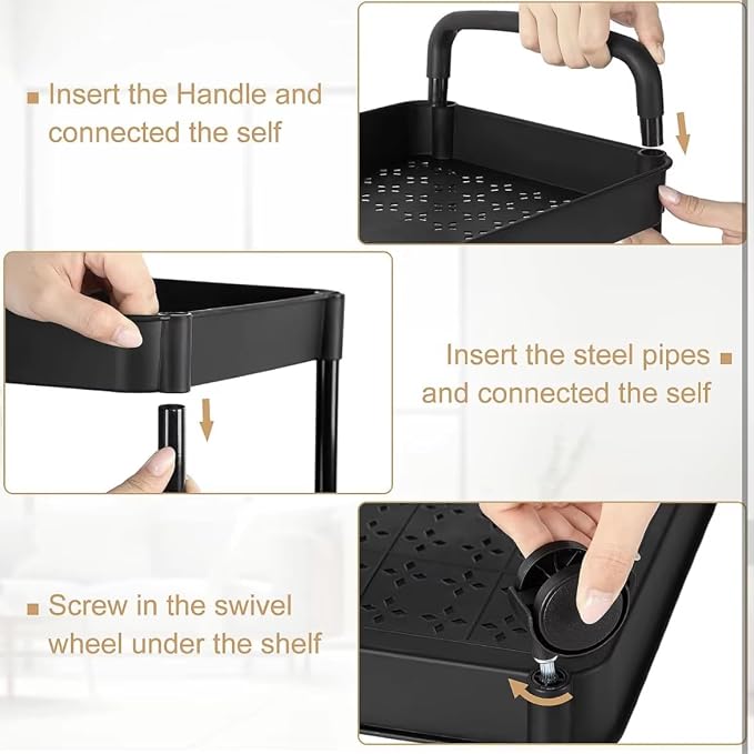 3-Layer, 4-Layer Rolling Cart - Image 3