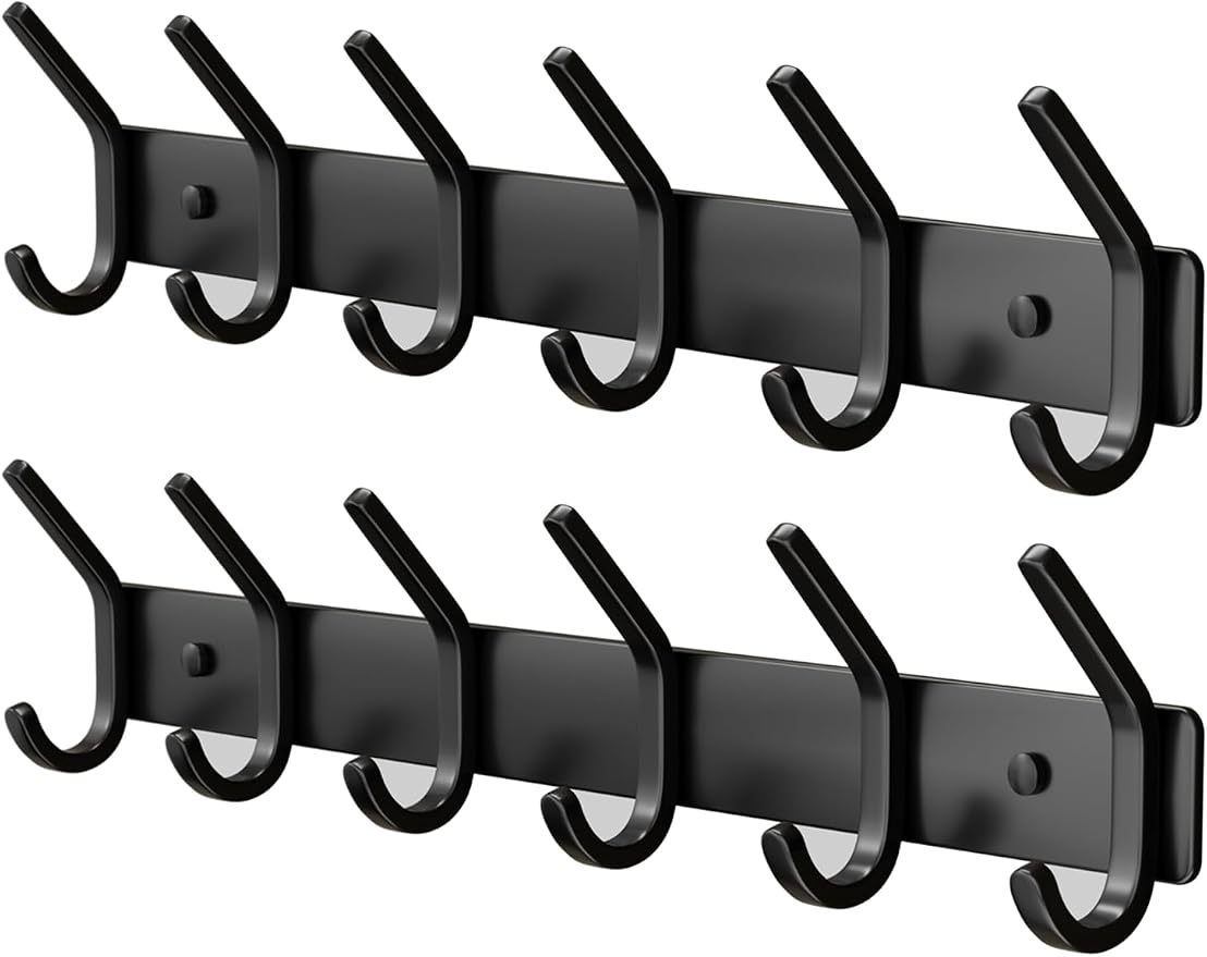Coat Rack Wall Mount Hooks by GWAAZXGZ