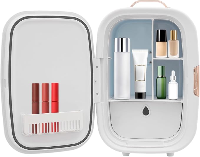 Beauty Fridge for Cosmetics Storage, 12.68Qt Mini Cosmetics Refrigerator by Unknown