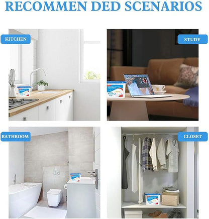 CANAGER Fragrance Free Moisture Absorber Box, Odor Eliminator and Dehumidifier - Image 7