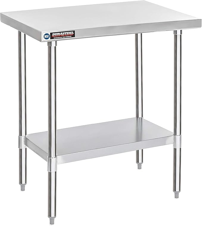 DuraSteel 30x36 Stainless Steel Work Table by DuraSteel