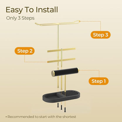 3 Tiers Jewelry Organizer, Earring Holder Organizer - Image 6