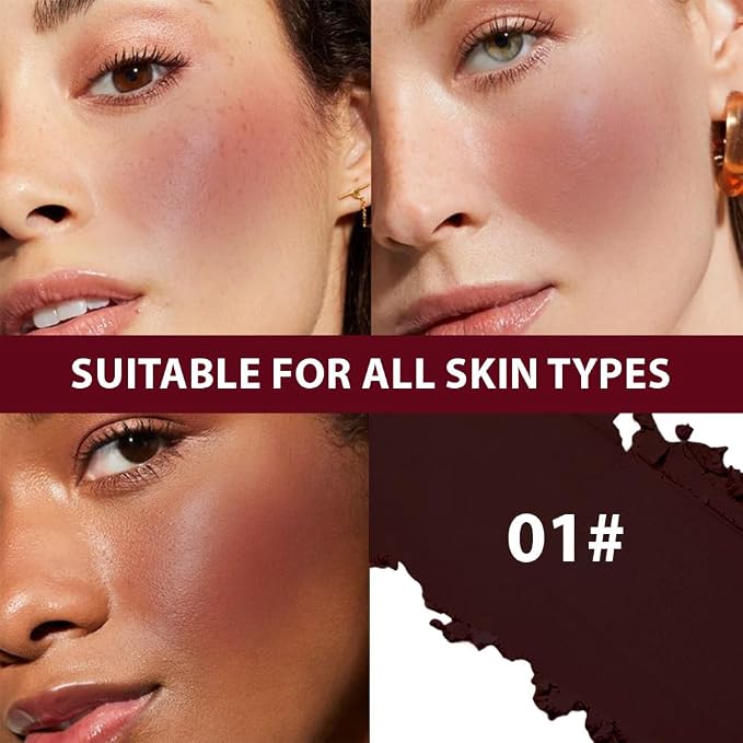 Powder Matte Blush Cheeks Face Makeup - Image 3