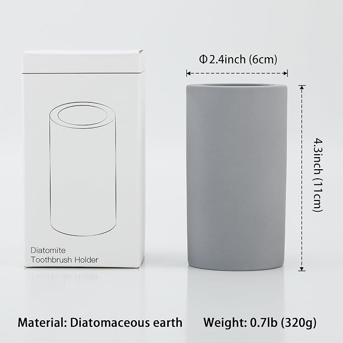 2Pcs Diatomite Toothbrush Holder - Image 4