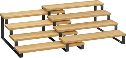 SONGMICS Display Risers, 4-Tier Cupcake Stand Holder, Spice Rack, Shelf Risers by SONGMICSbySONGMICSHOME