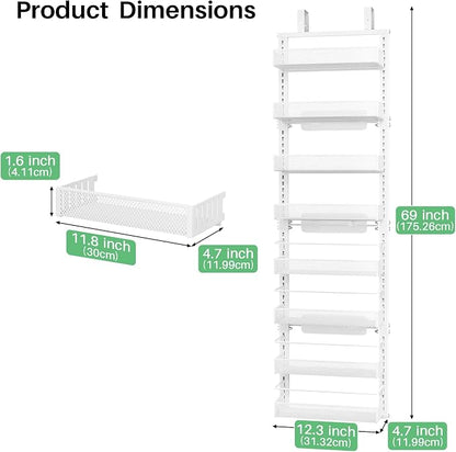 SNTD Over the Door Pantry Organizer - Image 2
