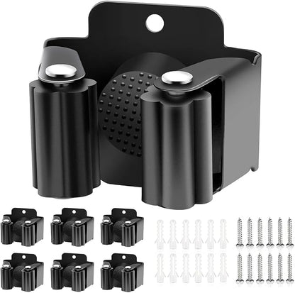 Verdenu 6 Pack Broom Holder, Stainless Steel Command Broom Holder by Verdenu