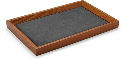 Oirlv Solid Wood Small Jewelry Tray Trade Showcase Countertop Jewelry Display - Image 4