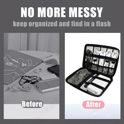Travel Cable Organizer Pouch Electronic Accessories, Travel Essentials - Image 4