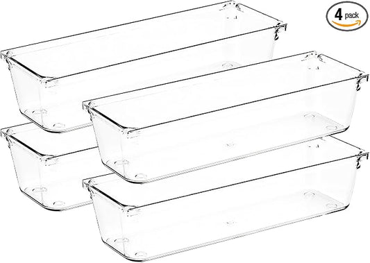 4 Pack Drawer Organizer by Ravinte+Decor