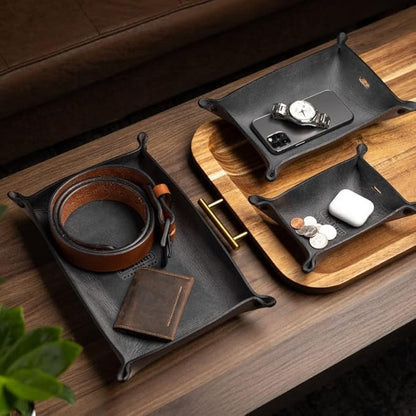 Main Street Forge Leather Valet Tray - Image 5