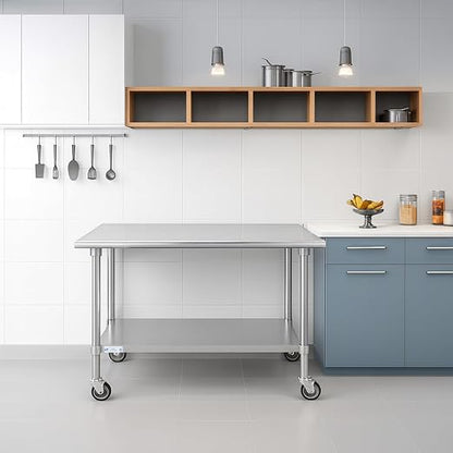 Hally Stainless Steel Table for Prep & Work 24 x 36 Inches - Image 8