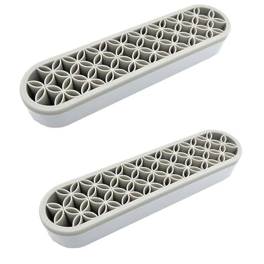 TANG SONG 2 PCS Silicone Make up Brush Holder Cosmetic Storage Box Desktop by TANGSONG