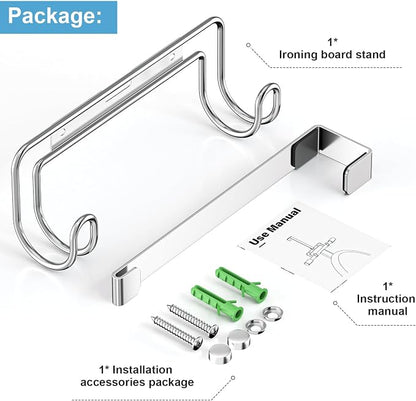 Ironing Board Holder Wall Mount, Over The Door Ironing Board Holder, Over The - Image 6