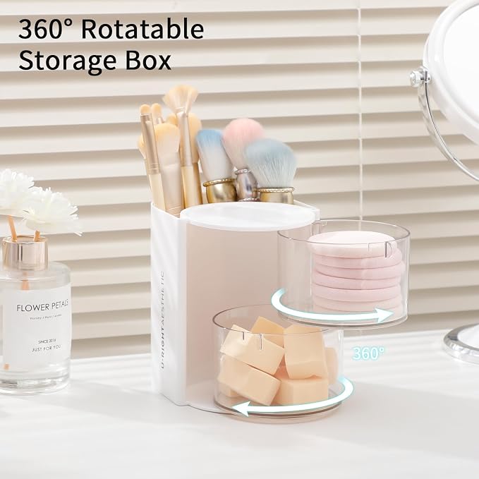 FABROK 2-Layer Clear Hair Accessories Organizer - Image 4