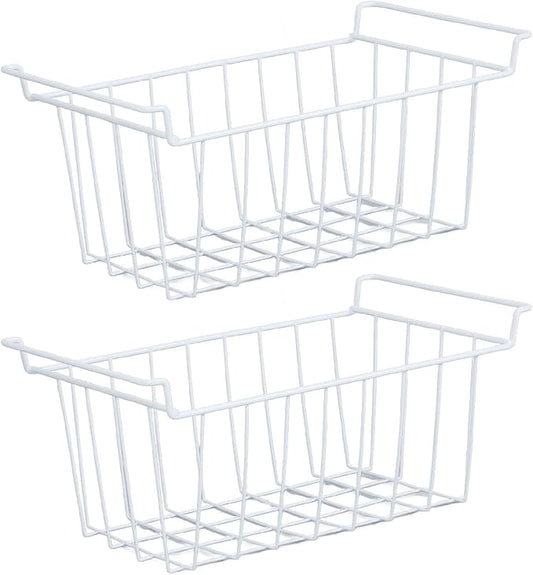 2PCS Freezer Organizer Bins, Steel Wire Freezer Basket by Unknown