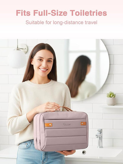 Women's Hanging Toiletry Bag, Waterproof Travel Cosmetic Organizer - Image 2