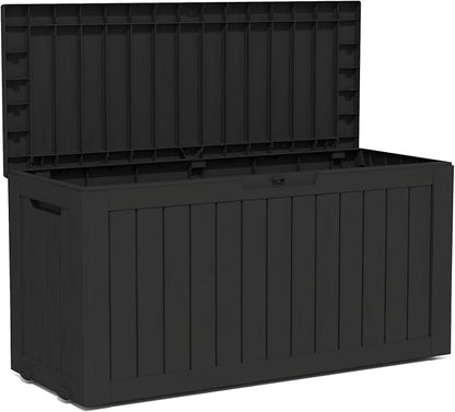 TARKARI 90 Gallon Lockable Resin Deck Box by Home