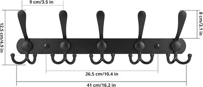 GlazieVault Coat Rack Wall Mount - Image 2