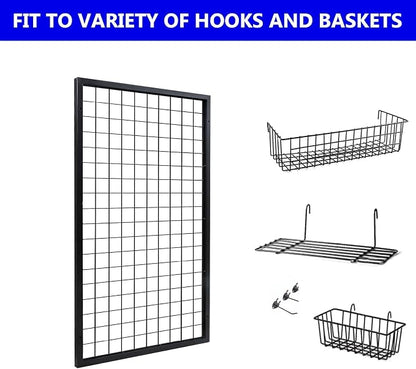 Eastern Tree Metal Grid Wall Panels, Gridwall Display Stand, Heavy Duty - Image 6