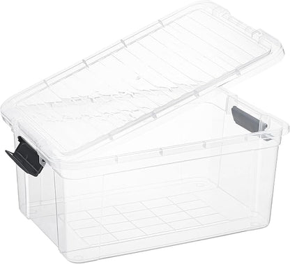 Superio Storage Bins with Lids- 2 Pack, 21 Qt Clear Boxes - Image 5
