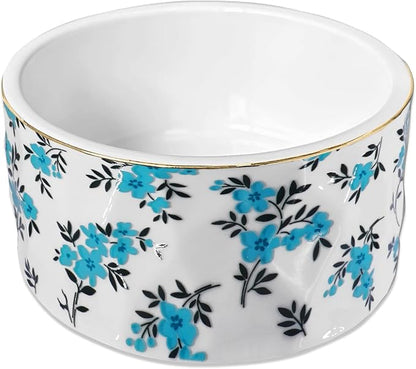 Paper Clip Holder Ceramic Paper Clip Holders Floral Paperclips Holder Dispenser - Image 7