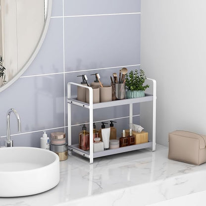 Bathroom Counter Organizer, Bathroom Countertop Organizer, Counter Shelf - Image 5