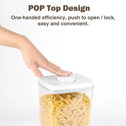 4 Pcs Large Pop Airtight Food Storage Containers Set - Image 2