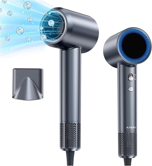 Hair Dryer, 150000 RPM Professional High-Speed Blow Dryer, Negative Ionic Hair by AMEIFU