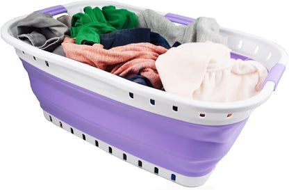 SAMMART 44L Collapsible Plastic Laundry Basket - Image 5
