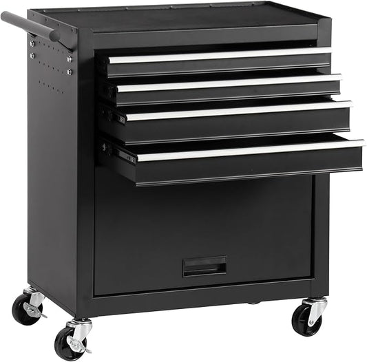 4-Drawer Rolling Tool Chest, Cabinet by Flieghund