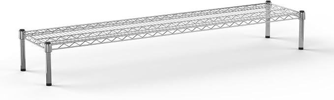 14" Deep x 60" Wide x 8" Height 1-Tier Wire Shelving Kit | NSF Commercial by Regal+Altair