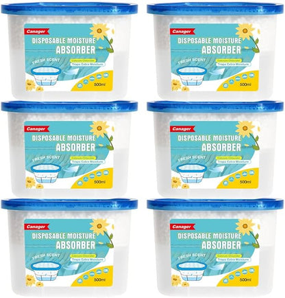 CANAGER Fresh Scent Moisture Absorber Box, Odor Eliminator and Dehumidifier by CANAGER