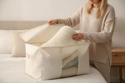 Soft Large Canvas Comforter Storage Bags - Image 5