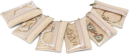 Vlando Travel Jewelry Bags, Jewelry Pouch Bag by VLANDO